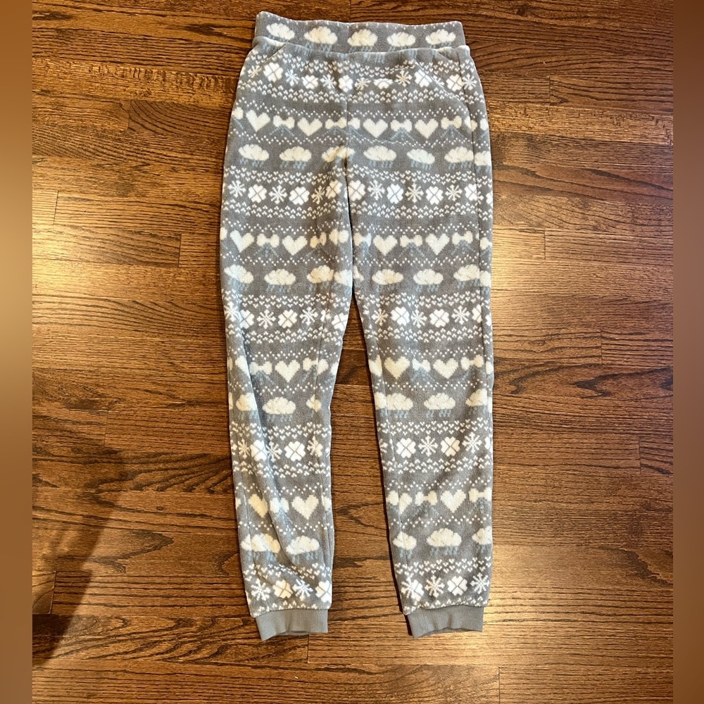 Disney Winnie the Pooh gray, fleece pajama pants.